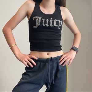 Juicy couture y2k rhinestone tank top